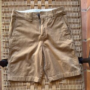 Boys Abercrombie Tan Shorts 13/14